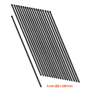 KIT19 Agulhas de Cobre Berílio Desincrustador 3mm x 180mm TECNOLOGIA VON ARX