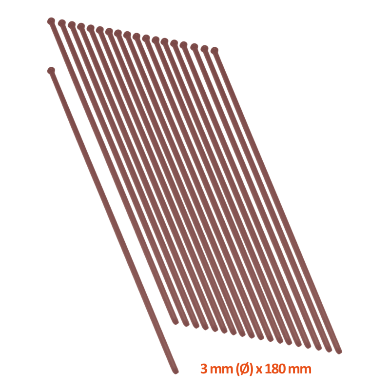 KIT19 Agulhas de Cobre Berílio Desincrustador 3mm x 180mm TECNOLOGIA VON ARX